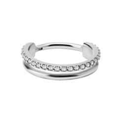 HINGED RING - PREMIUM ZIRCONIA