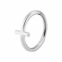 HINGED CONCH RING - CROSS