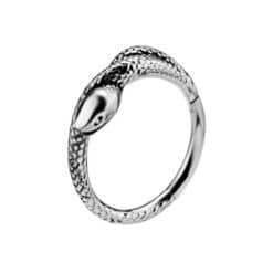 HINGED CONCH RING - SNAKE