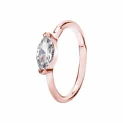 HINGED CONCH RING SET W. MARQUISE CUBIC ZIRCONIA