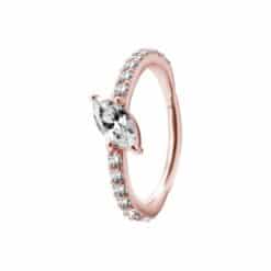 HINGED CONCH RING SET W. MARQUISE CUBIC ZIRCONIA