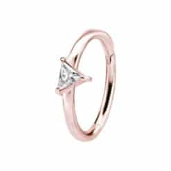 HINGED CONCH RING SET W. TRIANGLE CUBIC ZIRCONIA
