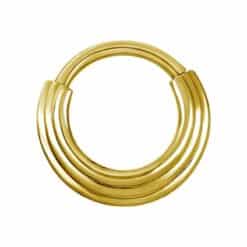 HINGED RING - 3 RINGS CONCAVE
