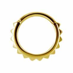 HINGED RING - PYRAMID TEXTURE