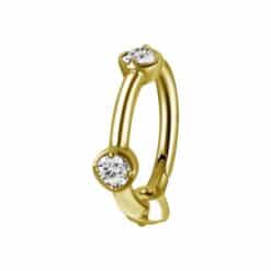 HINGED RING - CUBIC ZIRCONIA