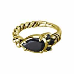 HINGED RING - CUBIC ZIRCONIA