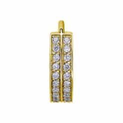 HINGED RING - DOUBLE ROW CUBIC ZIRCONIA