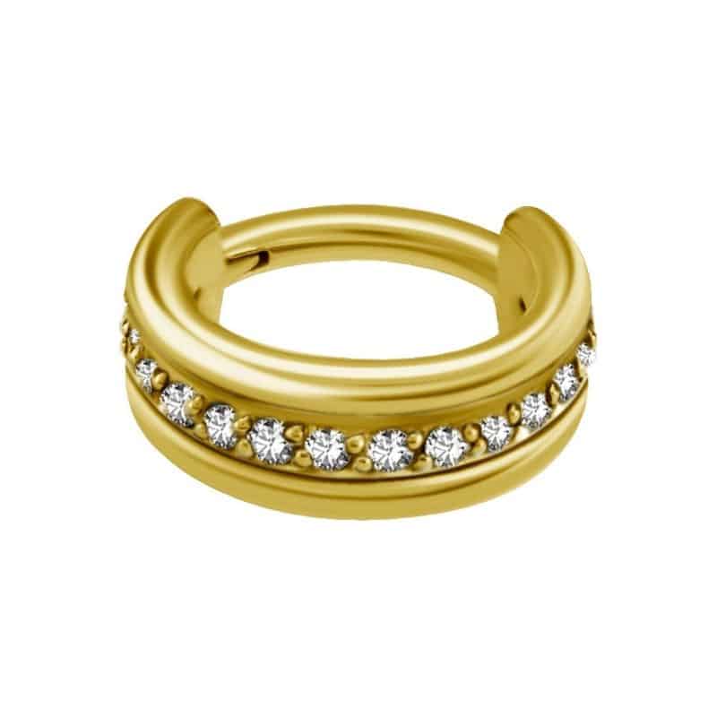 HINGED RING - CUBIC ZIRCONIA