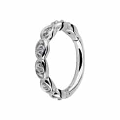 HINGED RING - PREMIUM ZIRCONIA