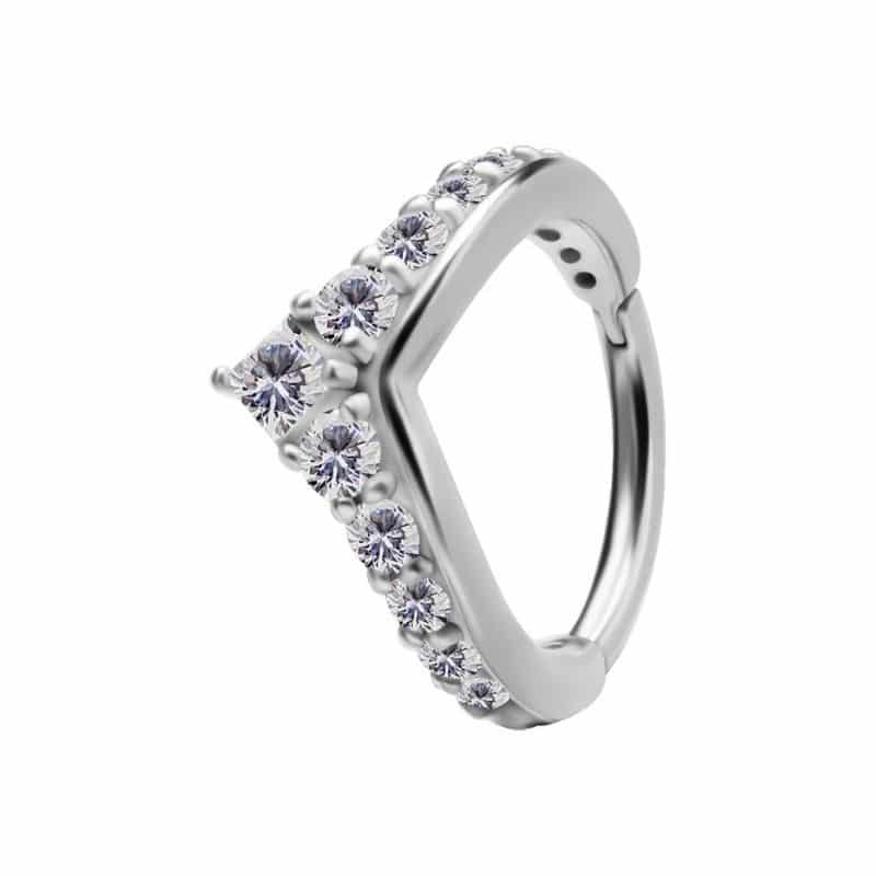 HINGED RING - PREMIUM ZIRCONIA – Bild 2