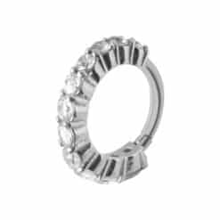 HINGED RING - CUBIC ZIRCONIA