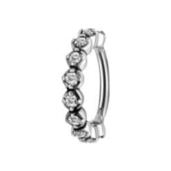HINGED RING - CUBIC ZIRCONIA