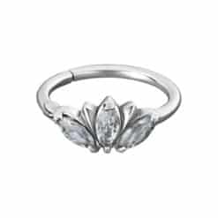 HINGED RING - MARQUISE CUBIC ZIRCONIA