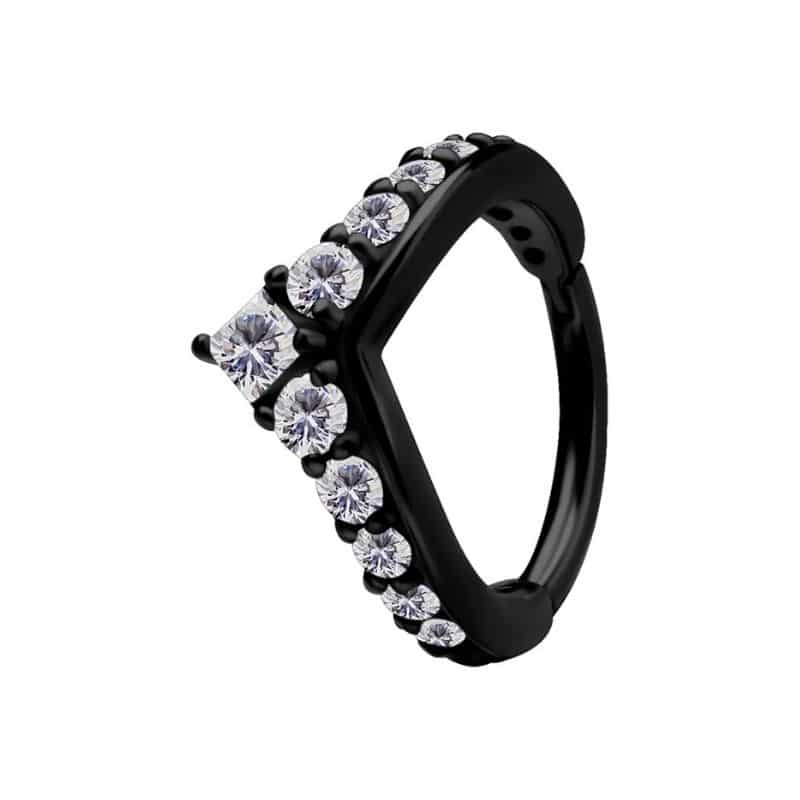 HINGED RING - PREMIUM ZIRCONIA