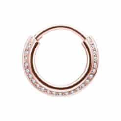 HINGED RING - CUBIC ZIRCONIA