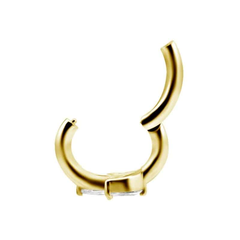 OVAL BELLY CLICKER SET W.PREMIUM ZIRCONIA – Bild 5