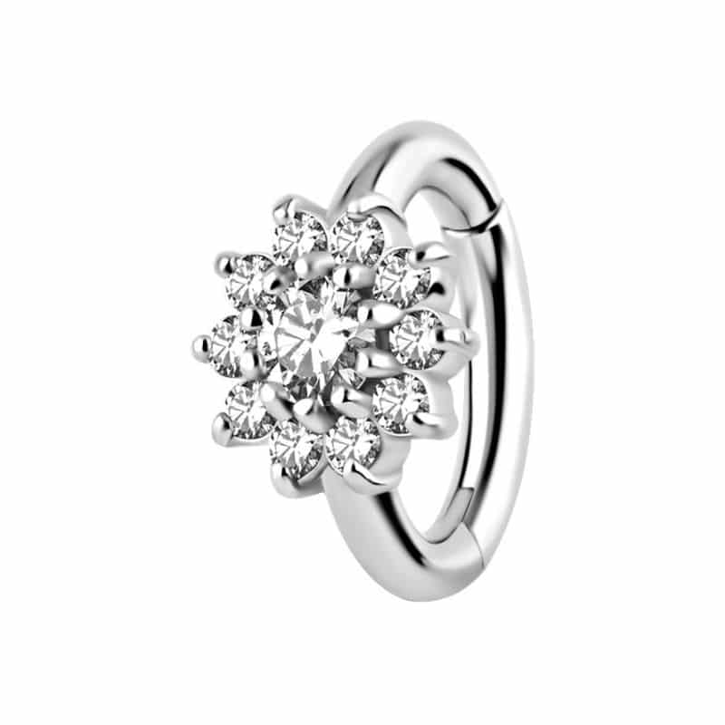 OVAL BELLY CLICKER SET W. PREMIUM ZIRCONIA – Bild 2