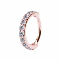 HINGED RING SET W. 2MM PREMIUM ZIRCONIA