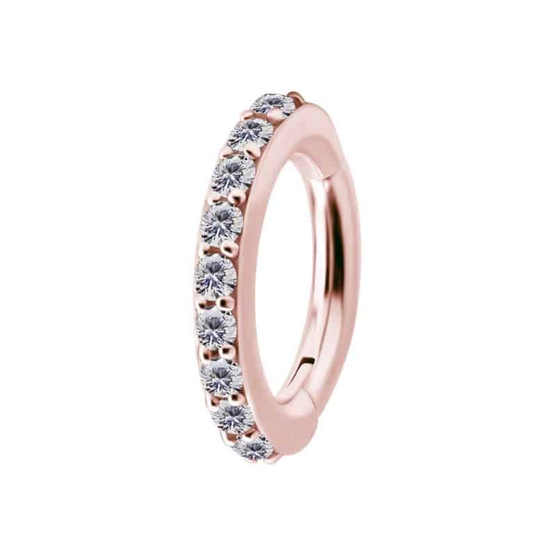 OVAL BELLY CLICKER SET W. PREMIUM ZIRCONIA