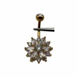 DOUBLE JEWELLED SET W. CUBIC ZIRCONIA