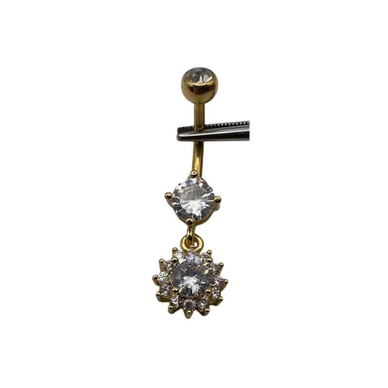 DOUBLE JEWELLED SET W. CUBIC ZIRCONIA – Bild 3