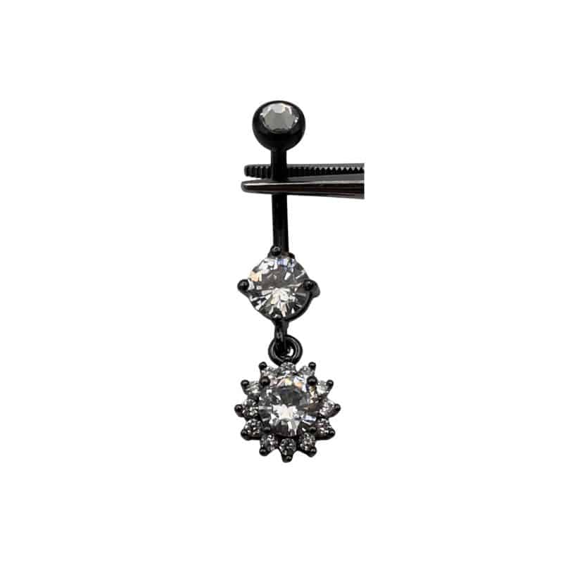 DOUBLE JEWELLED SET W. CUBIC ZIRCONIA – Bild 2