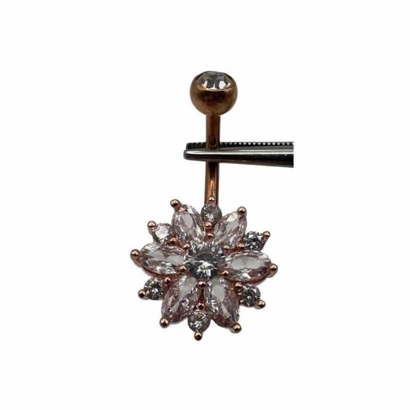 DOUBLE JEWELLED SET W. CUBIC ZIRCONIA – Bild 3