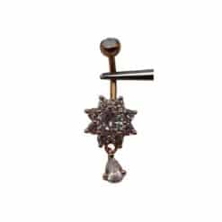 DOUBLE JEWELLED SET W. CUBIC ZIRCONIA