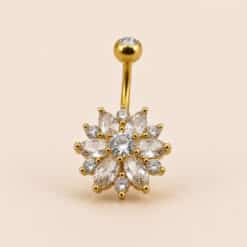 DOUBLE JEWELLED SET W. CUBIC ZIRCONIA