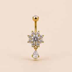 DOUBLE JEWELLED SET W. CUBIC ZIRCONIA