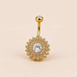 DOUBLE JEWELLED SET W. CUBIC ZIRCONIA