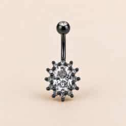 DOUBLE JEWELLED SET W. CUBIC ZIRCONIA