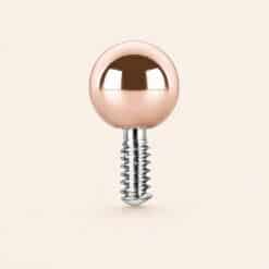 18K REAL GOLD BALL INTERNAL ATTACHMENT
