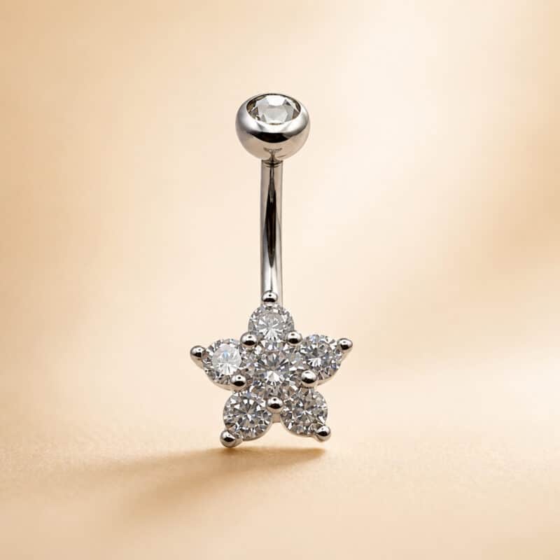 DOUBLE JEWELLED SET W. CUBIC ZIRCONIA