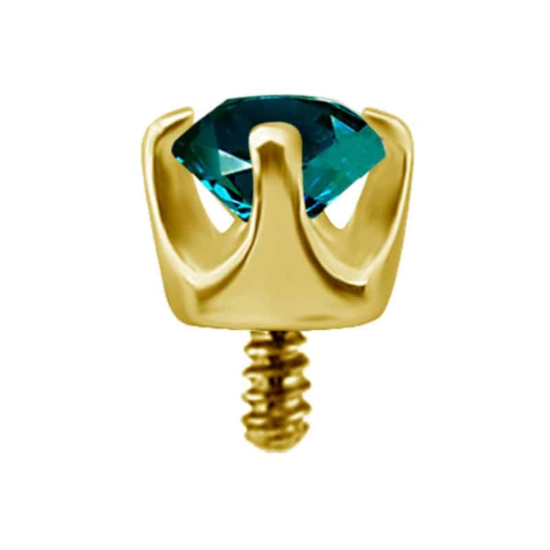 18K REAL GOLD INTERNAL ATTACHMENT SET WITH LAB CREATED DIAMONDS – Bild 5