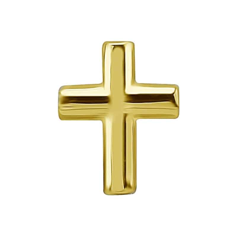 18K REAL GOLD CROSS INTERNAL ATTACHMENT