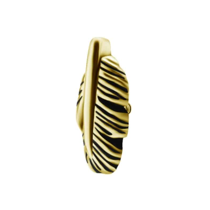 18K REAL GOLD FEATHER INTERNAL ATTACHMENT – Bild 2