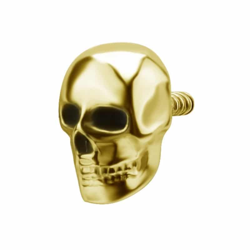 18K REAL GOLD SKULL INTERNAL ATTACHMENT – Bild 2