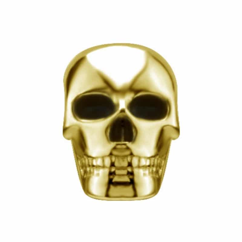 18K REAL GOLD SKULL INTERNAL ATTACHMENT