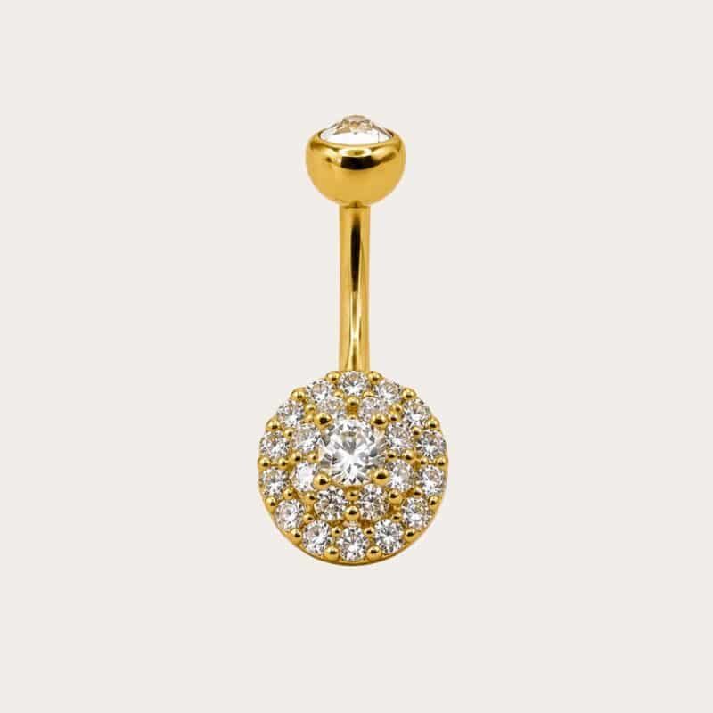DOUBLE JEWELLED SET W. CUBIC ZIRCONIA